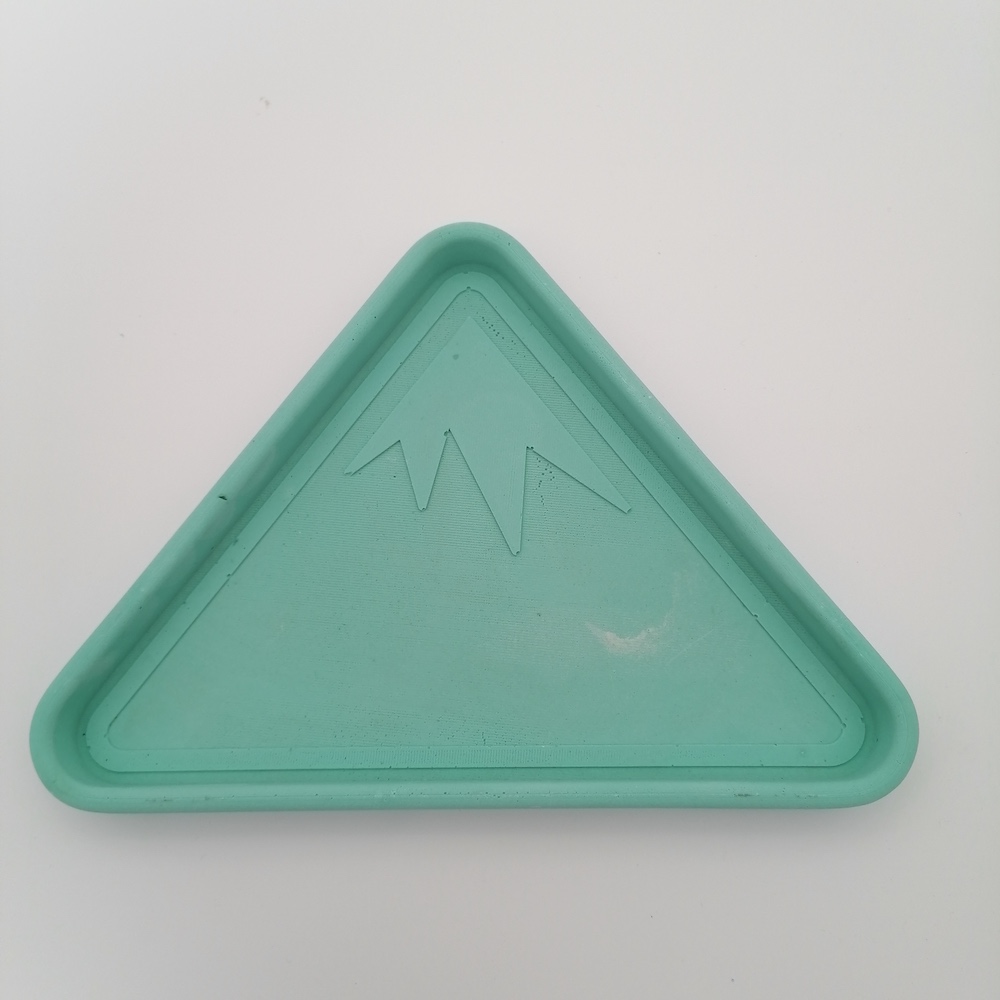 Coupelle / vide-poche en jesmonite - La montagne