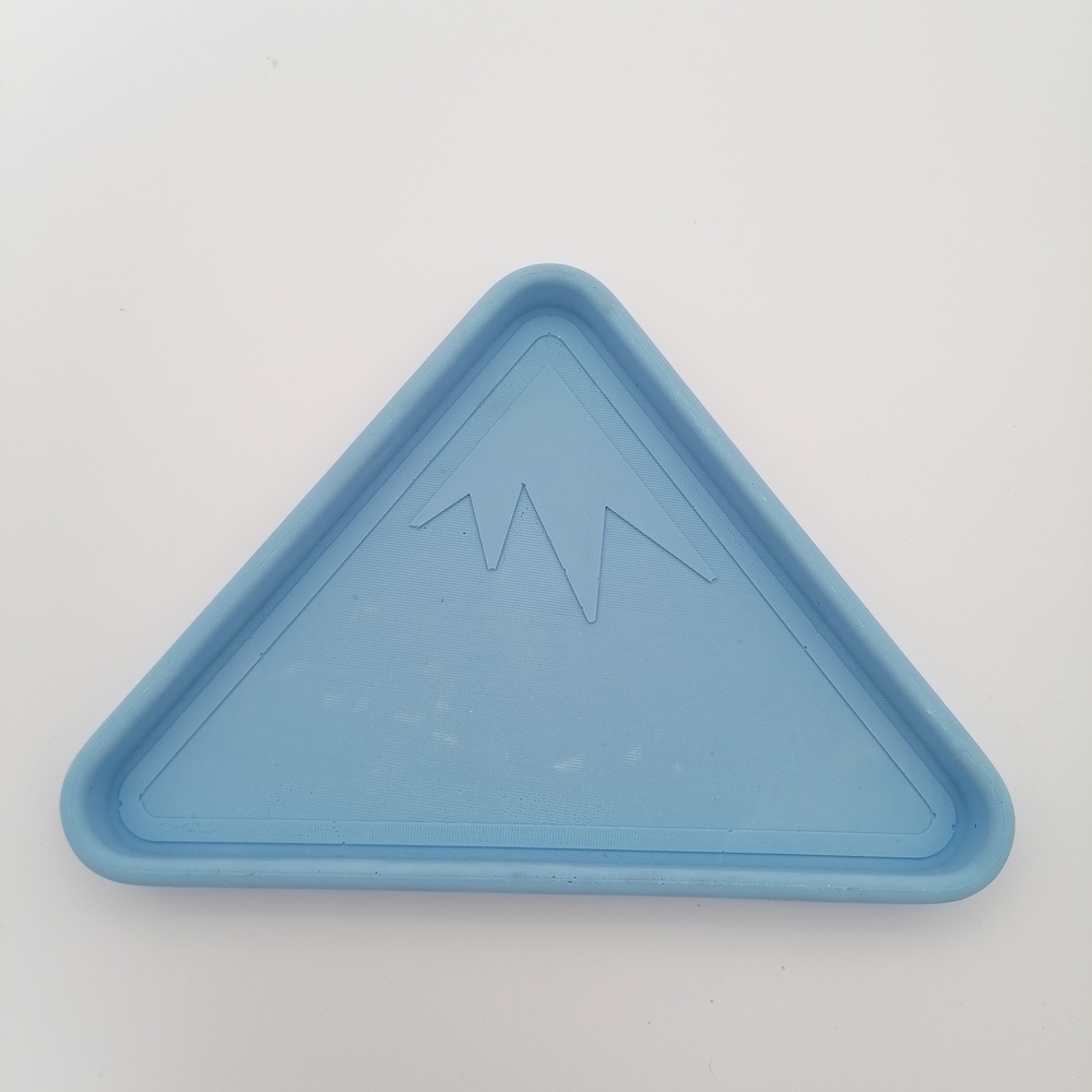 Coupelle / vide-poche en jesmonite - La montagne