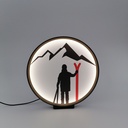 Lampes LED Skieur et horizon